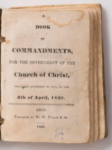 The book of commandments for the government of the Church of Christ. 